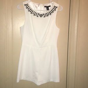 Never Worn (has tags) White Romper